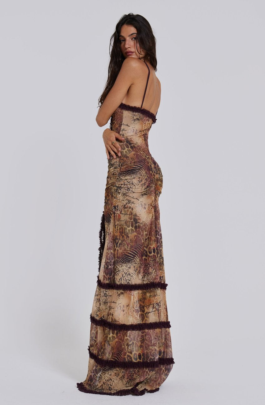 Océane Vêtements - Jaded Maxi Dress in Sunrose