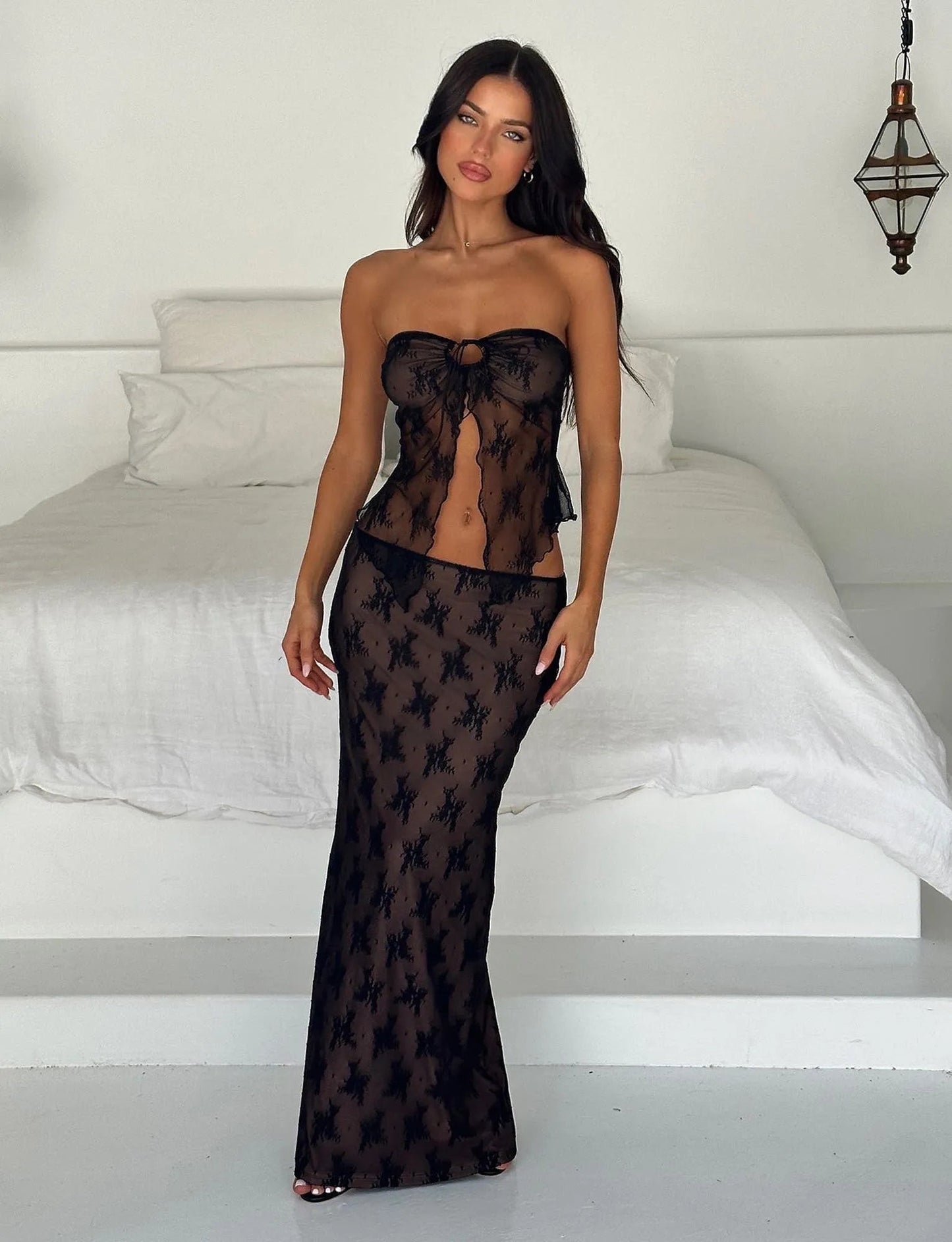 Océane Vêtements - French Quarter Lace Two Piece Set