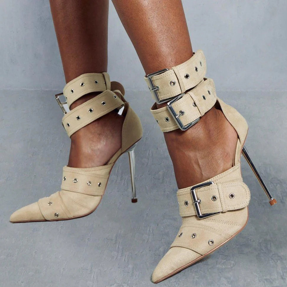 Océane Vêtements - Chloe Ankle Strap Pumps