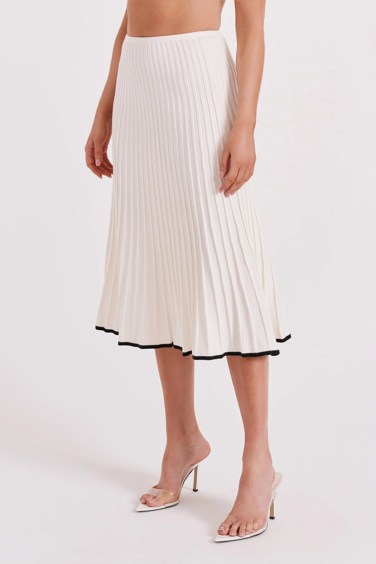 Océane Vêtements - Soleil Knitted Top and Midi Skirt Set