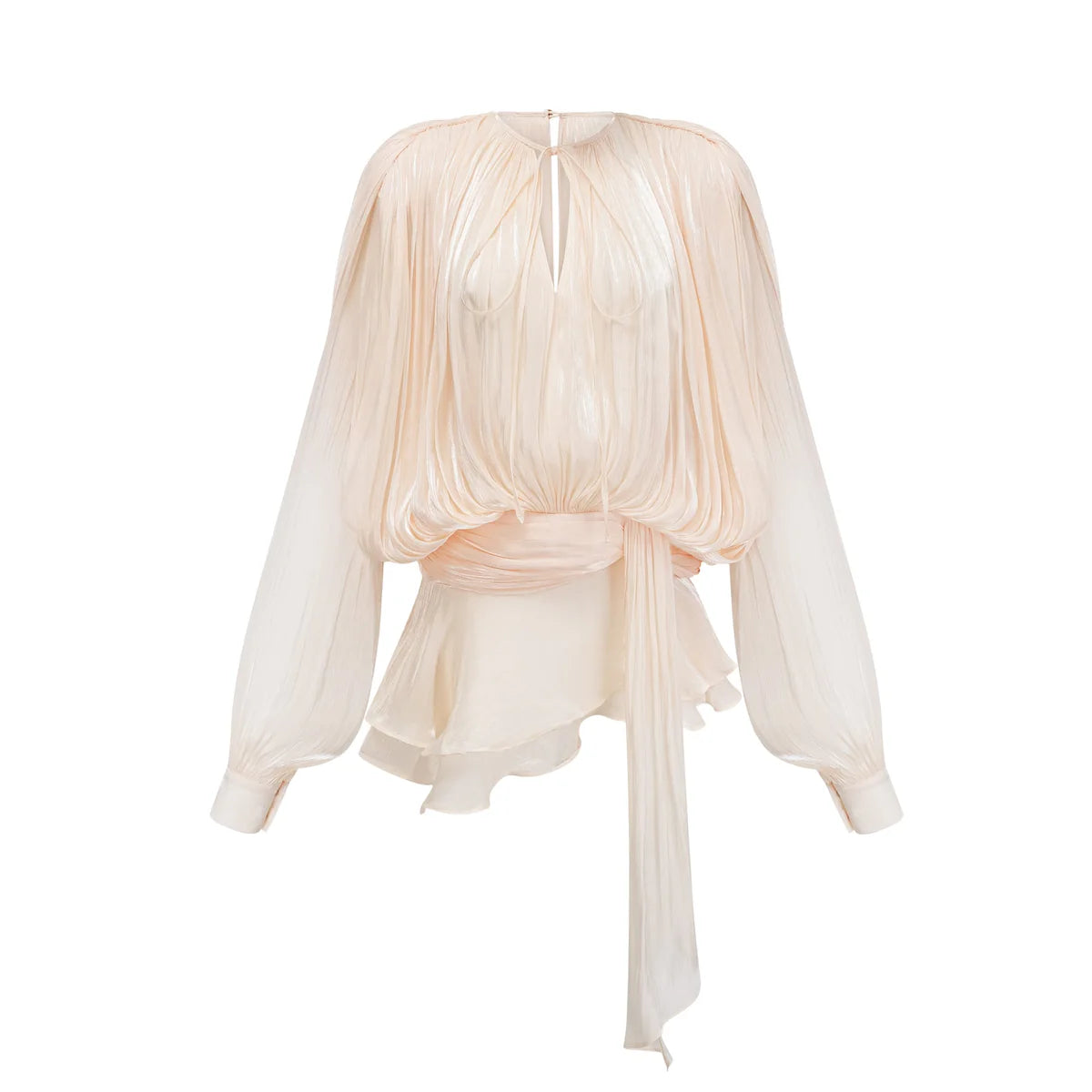 Océane Vêtements - Valentina Pleated Ruffled Mini Dress