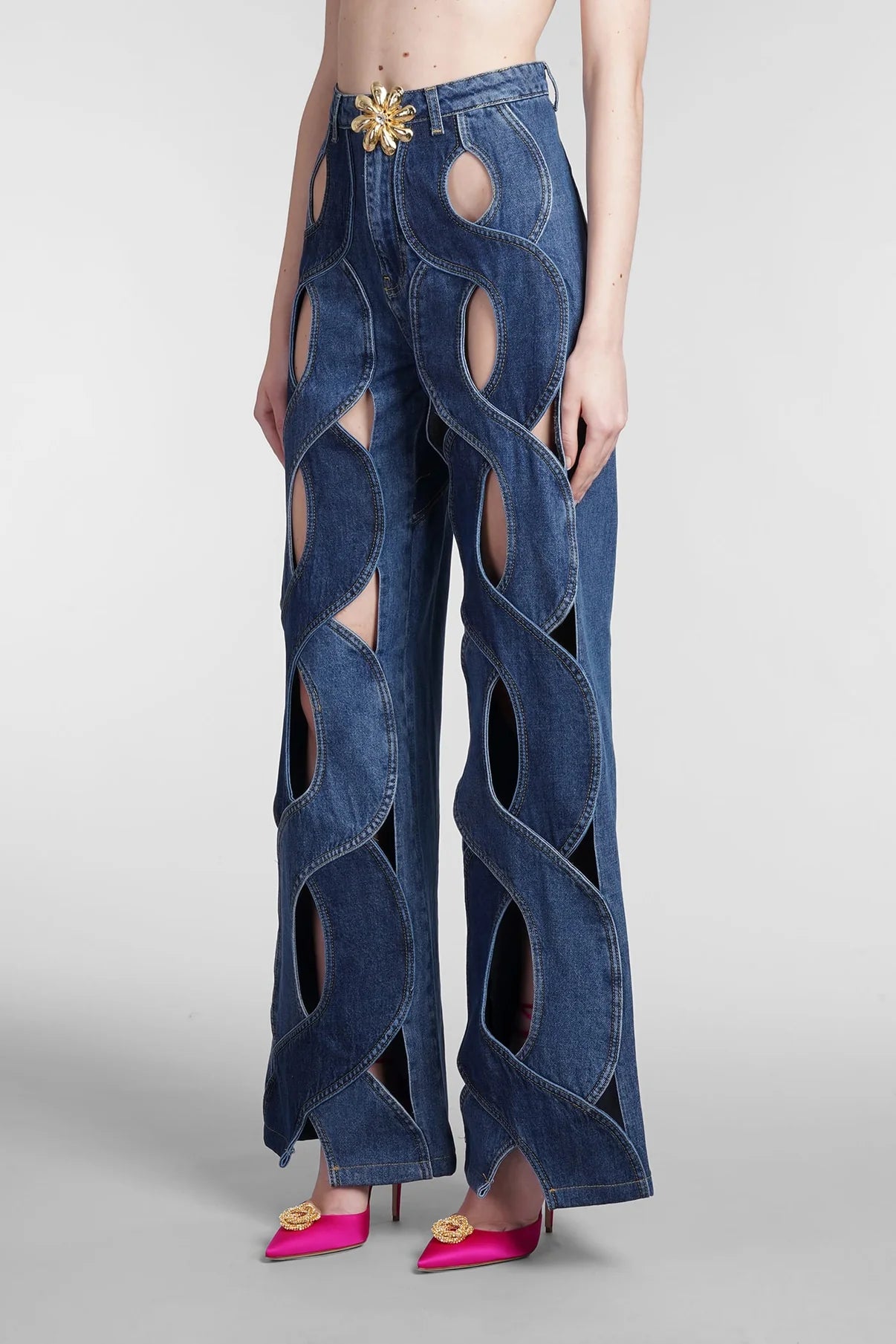 Océane Vêtements- Extra High Waist Contract Jeans